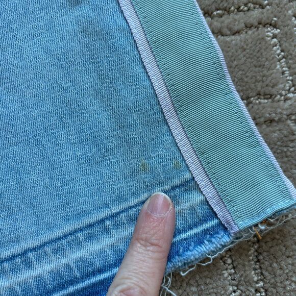 Veronica Beard Carolyn Baby Boot High Rise Jeans Women's Sz 25 Button Fly Light - Picture 7 of 9